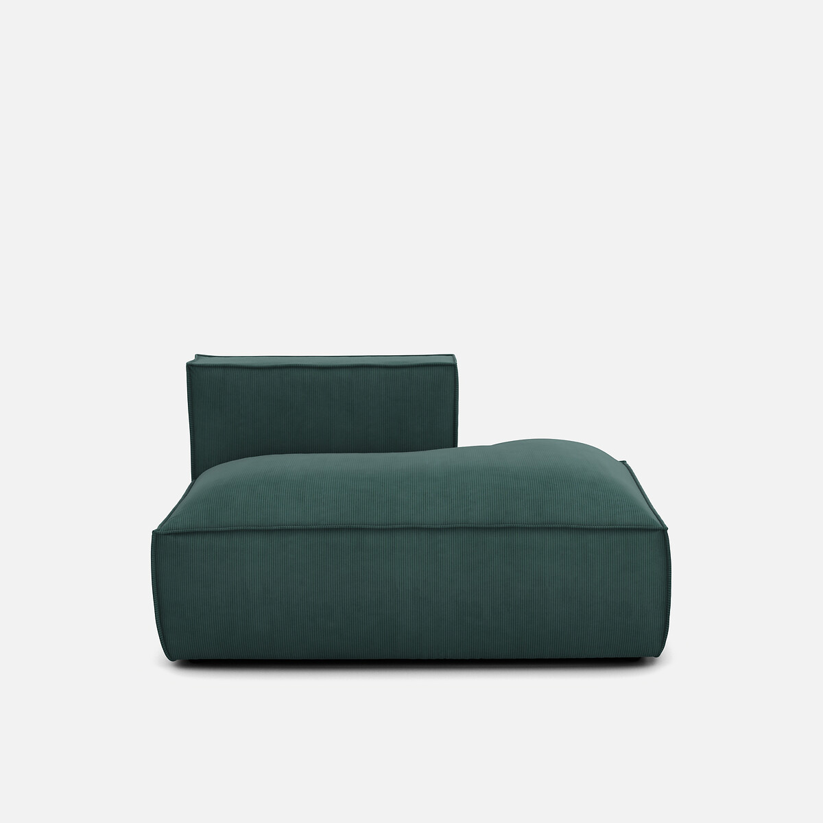 Ανάκλιντρο σύνθεσης δεξιάς γωνίας με ταπετσαρία από βελούδο κοτλέ, Seven