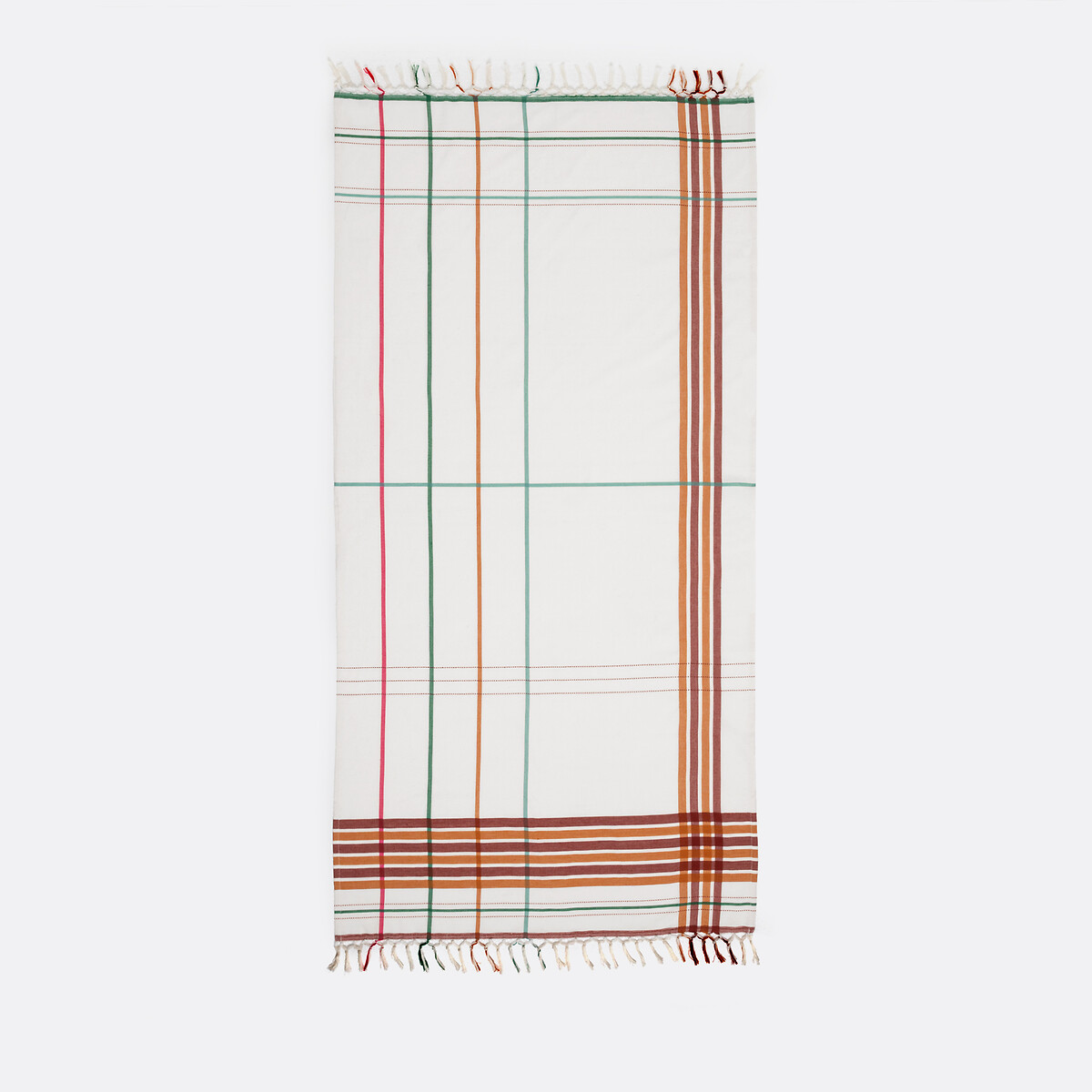 Βαμβακερή πετσέτα fouta XL με ρίγες νηματοβαφή 90x175 cm