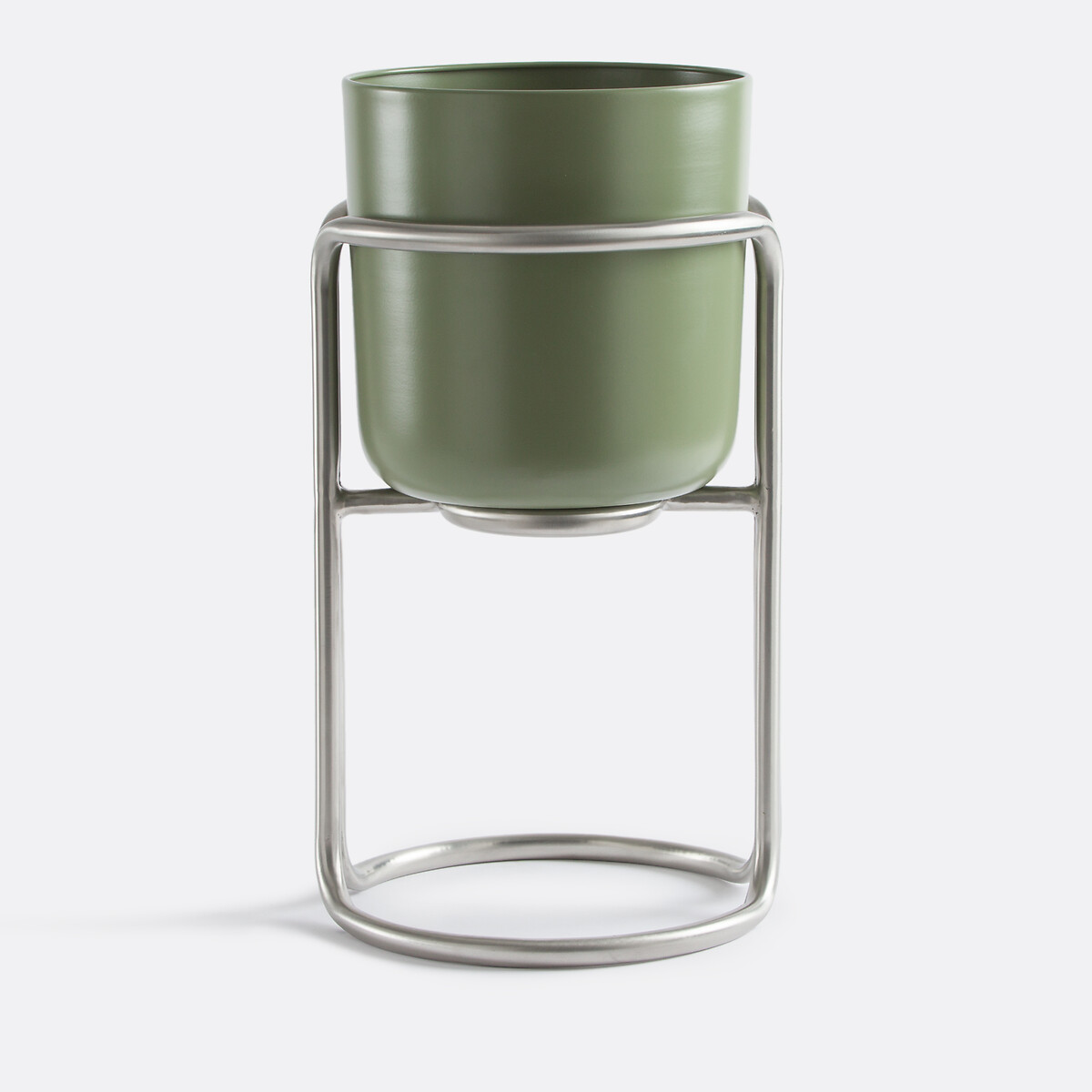 Μεταλλικό κασπό με μεταλλικό πόδι Δ26 εκ. Μ26xΠ26xΥ50cm