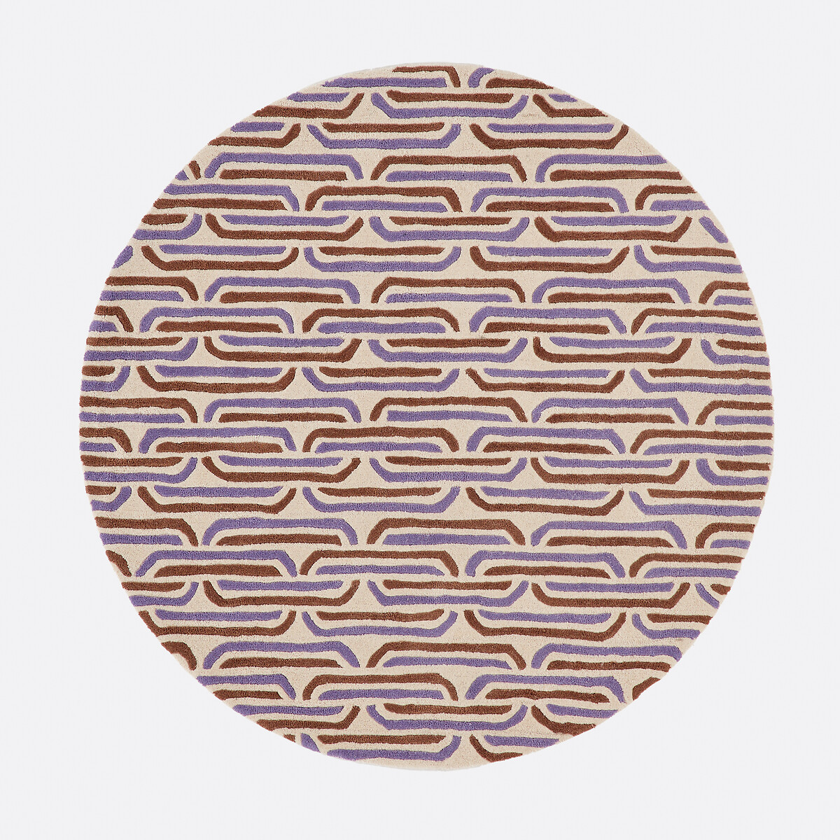 Στρογγυλό χαλί από μαλλί Δ160 εκ. Διάμετρος 160cm Μ160xΠ160cm