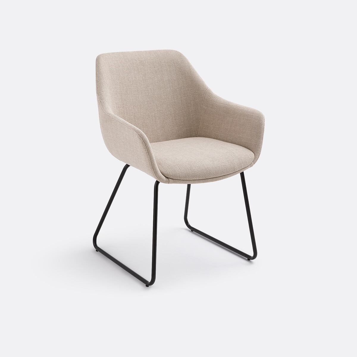 Πολυθρόνα τραπεζαρίας με μεταλλικά πόδια Μ60xΠ63xΥ45cm