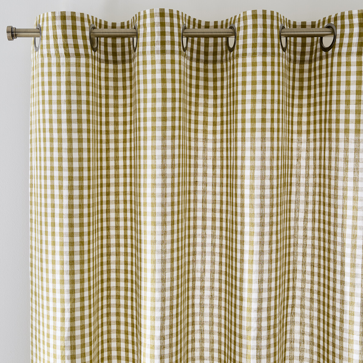 Κουρτίνα από βαμβάκι/λινό με καψούλια 180x140 cm