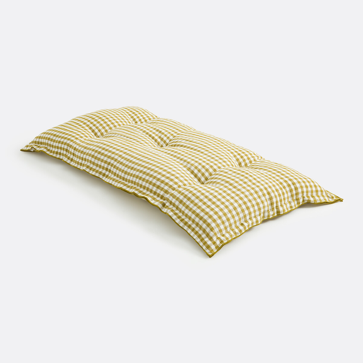 La Redoute Interieurs Καρό στρώμα δαπέδου από βαμβάκι λινό 120 εκ. 120x60 cm