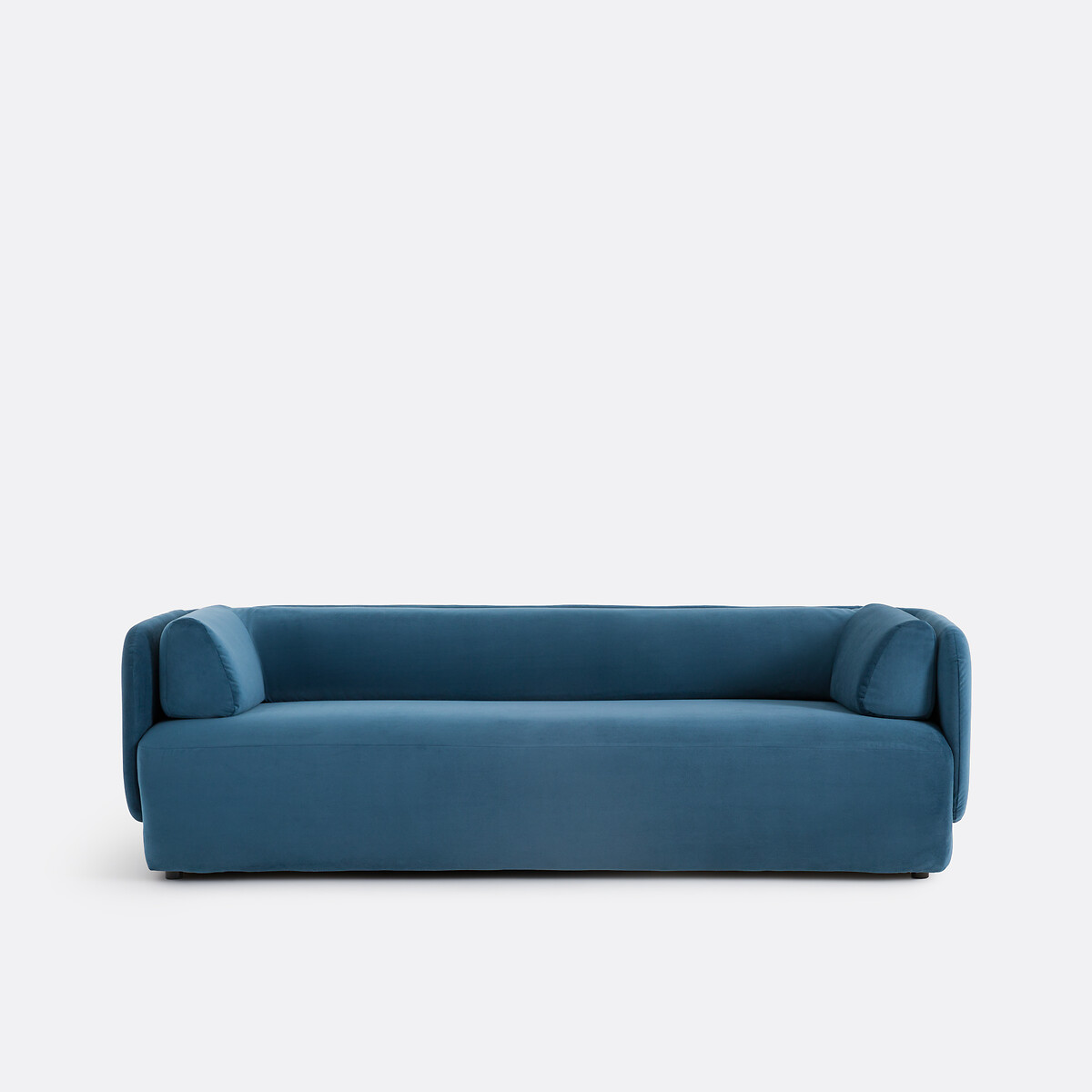 Τριθέσιος καναπές από βελούδο Μ90xΠ228xΥ72cm