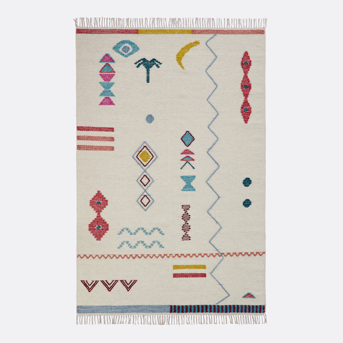 Χαλί επίπεδης ύφανσης από μαλλί 160x230 cm Μ160xΠ230cm