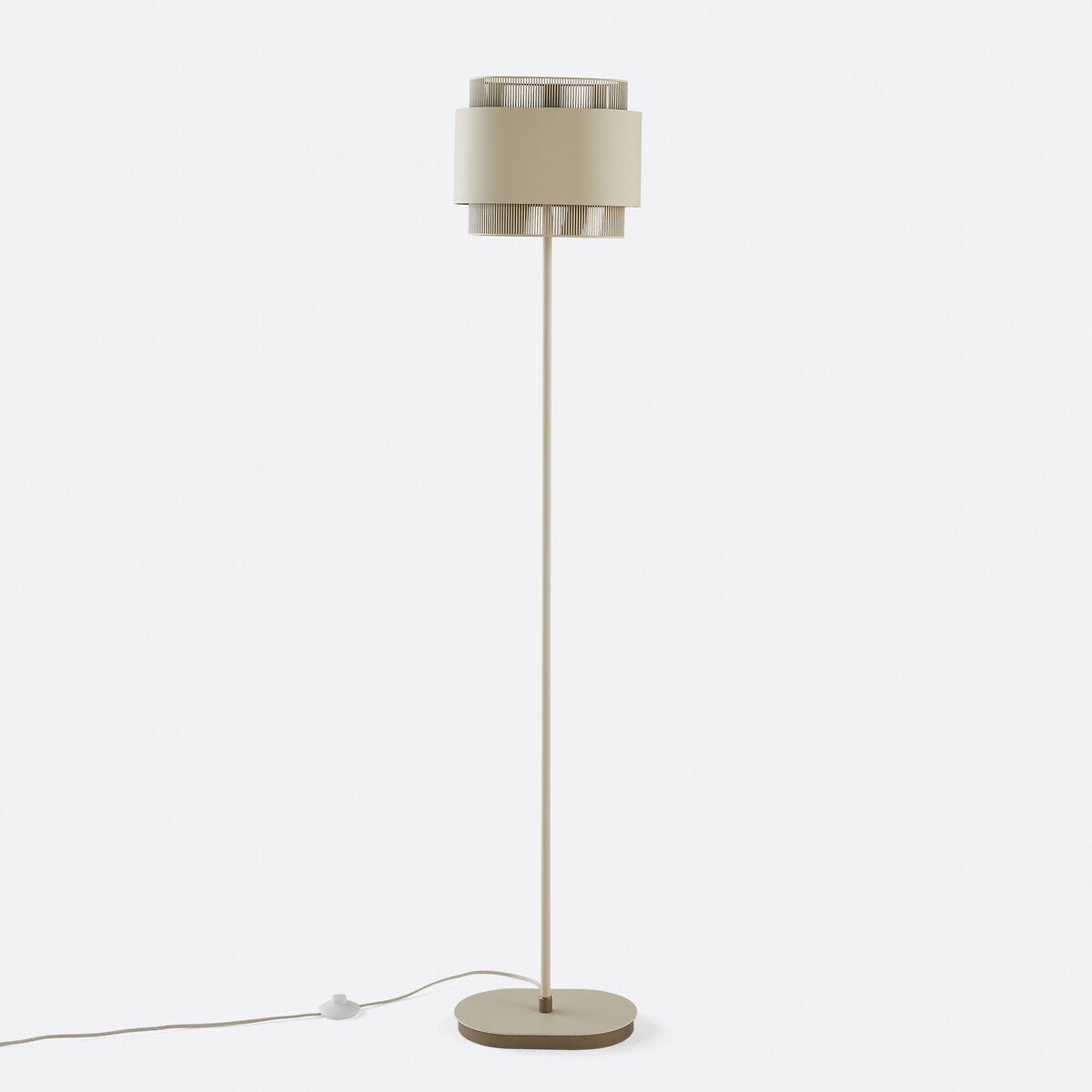 Διπλό επιδαπέδιο φωτιστικό από μέταλλο Μ16xΠ16cm