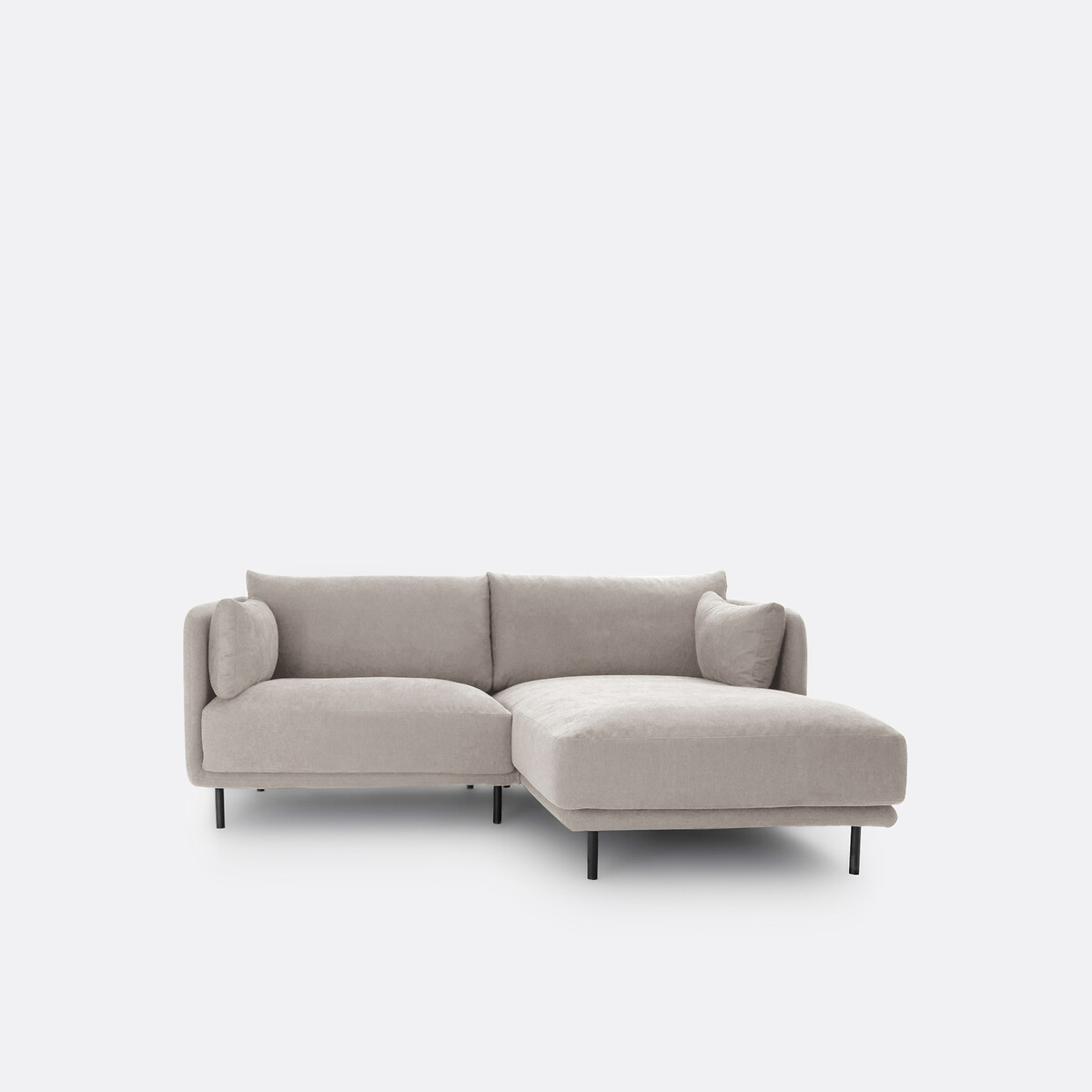 La Redoute Interieurs Γωνιακός δεξιός καναπές με ταπετσαρία ανάγλυφης ύφανσης