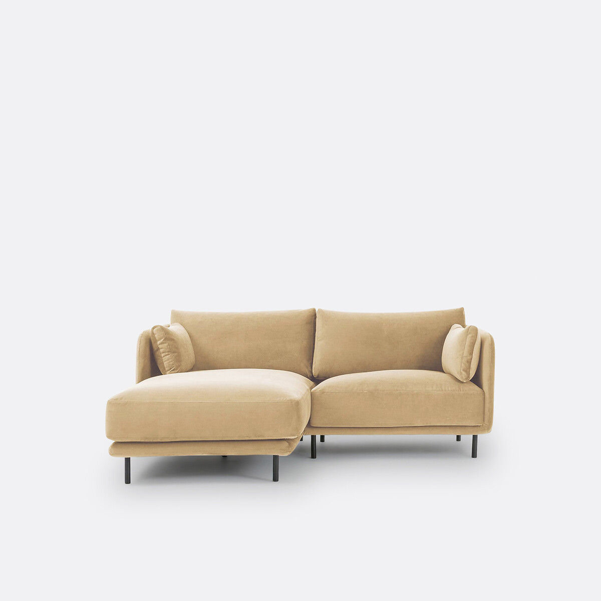 La Redoute Interieurs Γωνιακός αριστερός καναπές από βελούδο