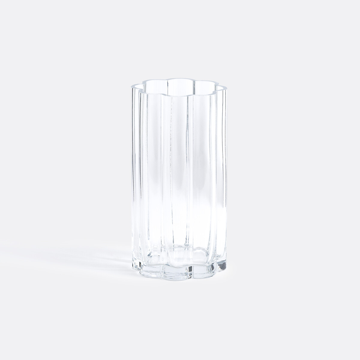 Βάζο από διαφανές γυαλί Υ25 εκ. Μ18xΠ18xΥ29cm