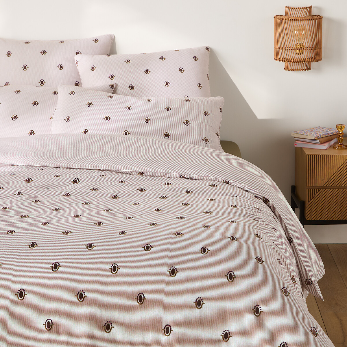 Παπλωματοθήκη από προπλυμένο βαμβάκι 140x200 cm