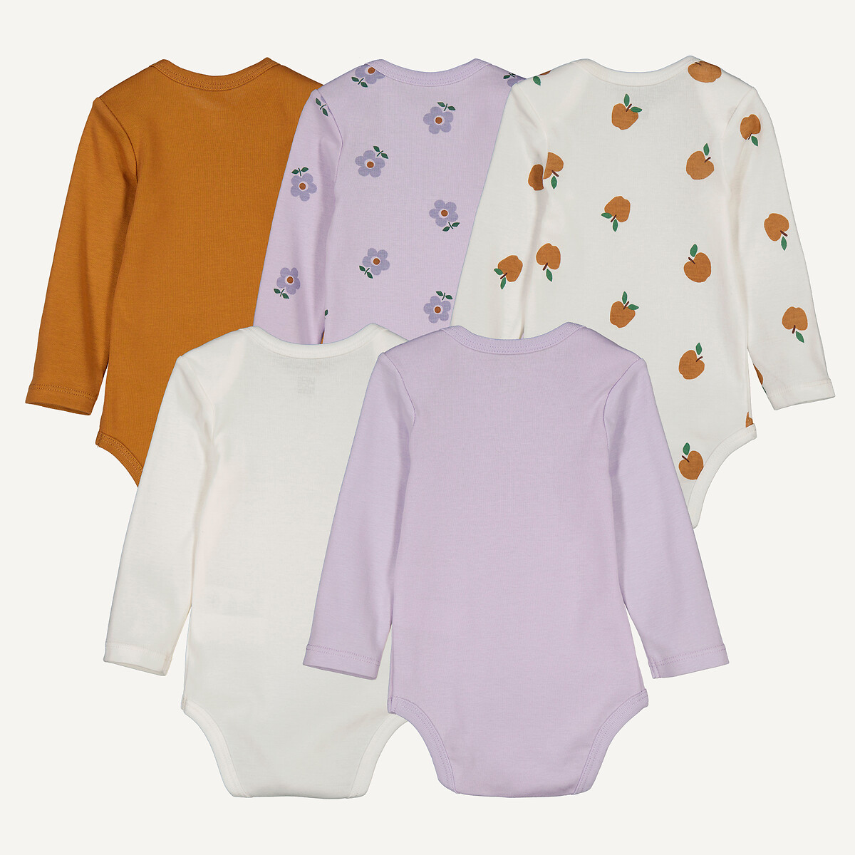 La Redoute Collections Σετ 5 φορμάκια με μακριά μανίκια