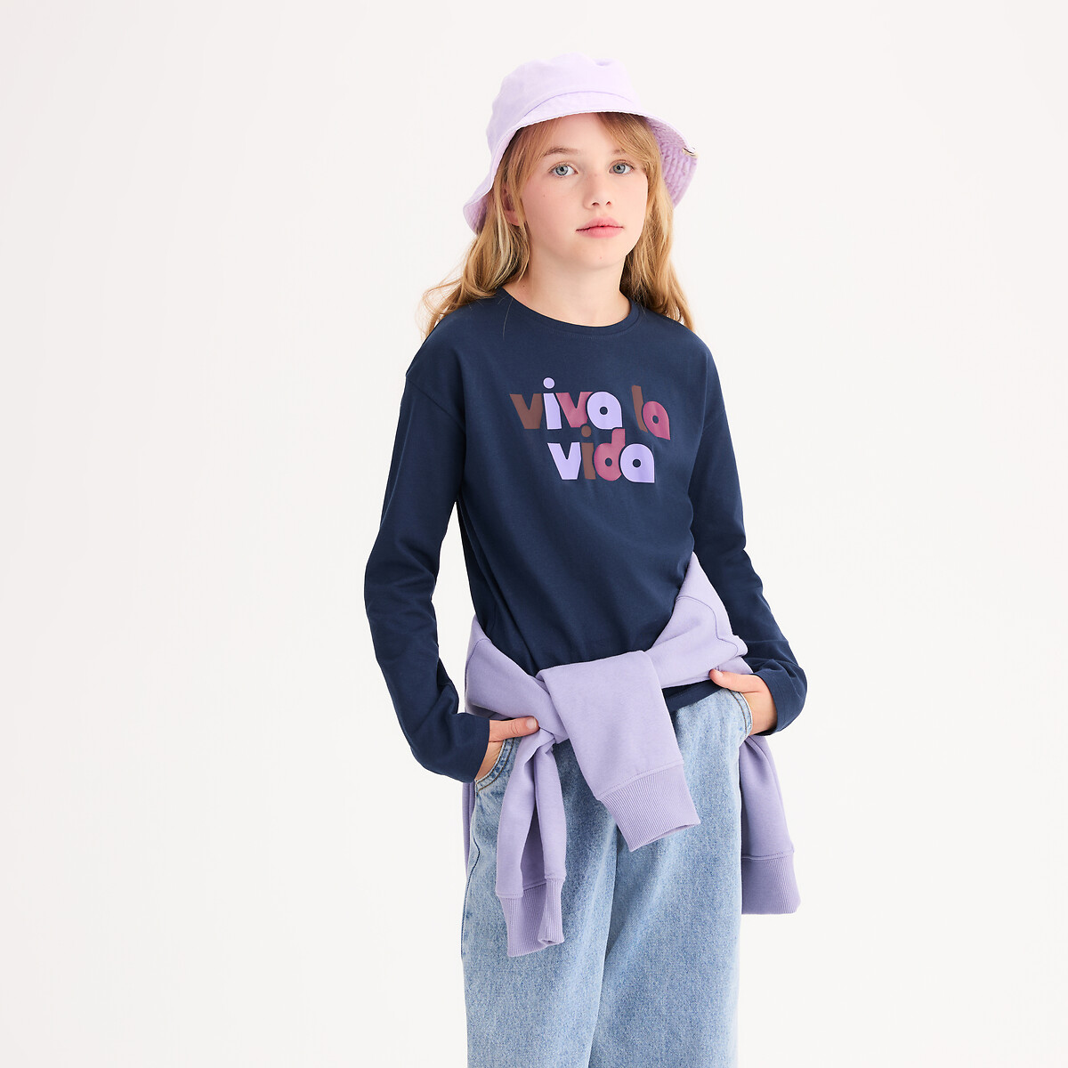 La Redoute Collections Μακρυμάνικο T-shirt με μήνυμα