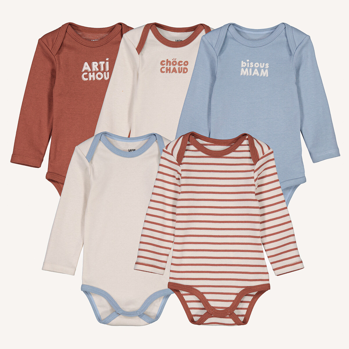 Σετ 5 φορμάκια με μακριά μανίκια