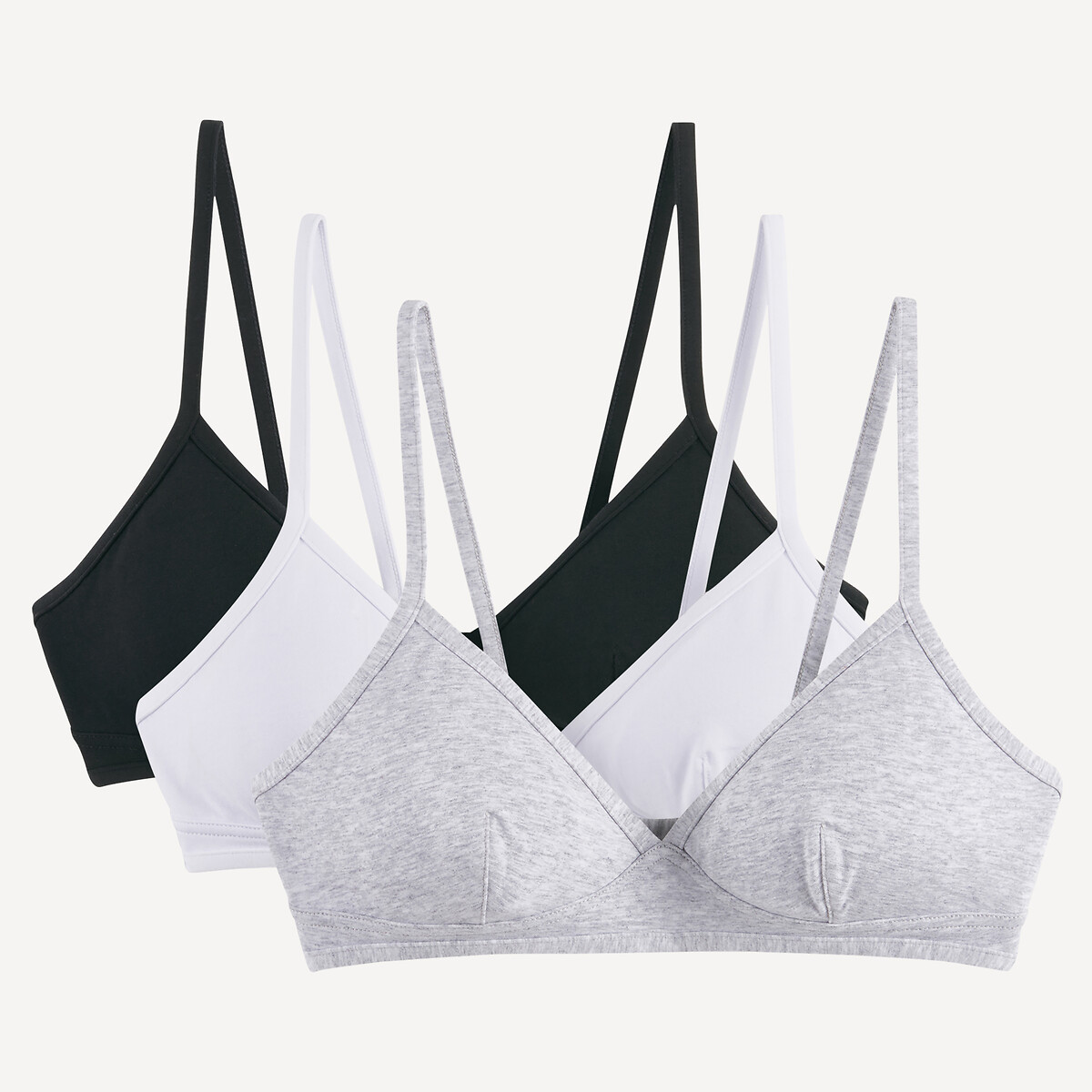 La Redoute Collections Σετ 3 τριγωνικά σουτιέν