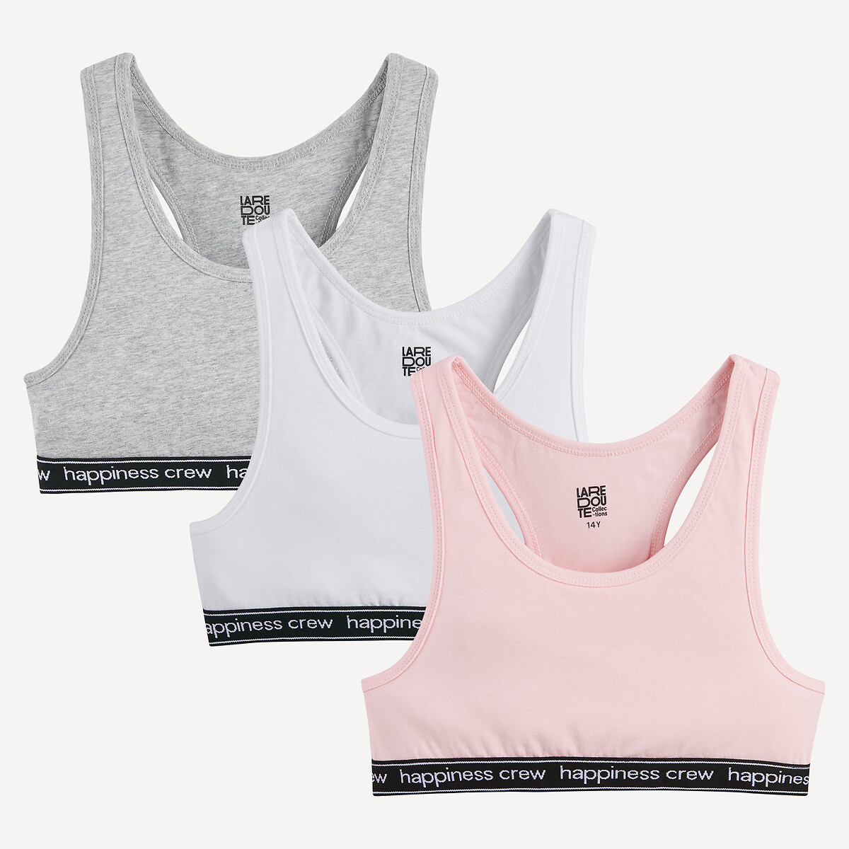 La Redoute Collections Σετ 3 αθλητικά σουτιέν