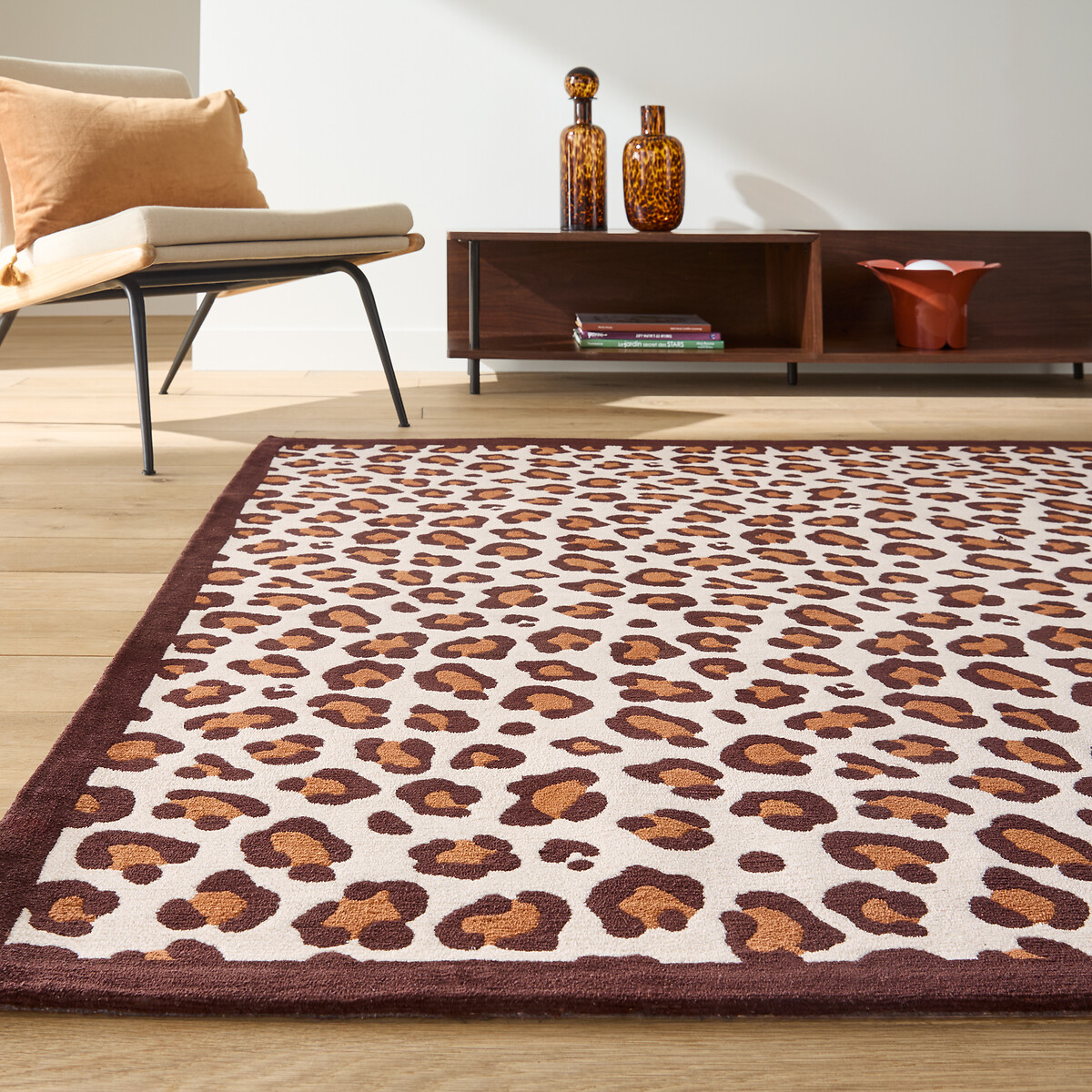 Χαλί με λεοπάρ μοτίβο 120x170 cm Μ120xΠ170cm