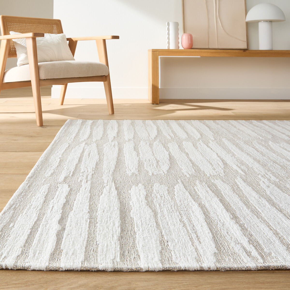 Χαλί επίπεδης ύφανσης με γεωμετρικό μοτίβο 120x180 cm Μ120xΠ180cm