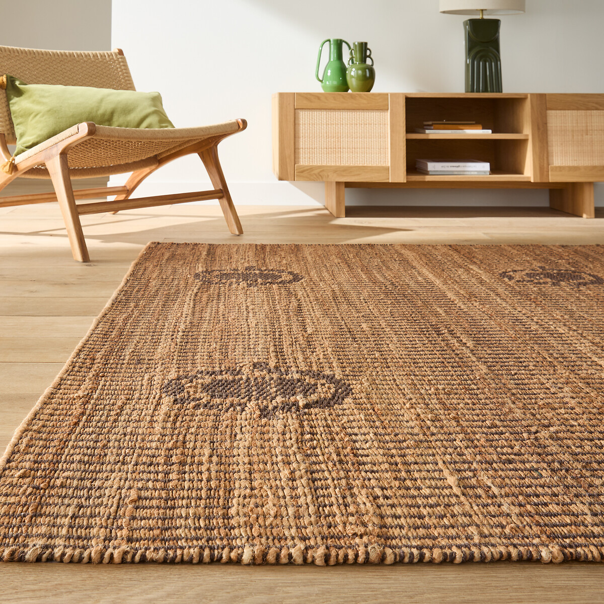 Χαλί από γιούτα και βαμβάκι 200x290 cm Μ200xΠ290cm