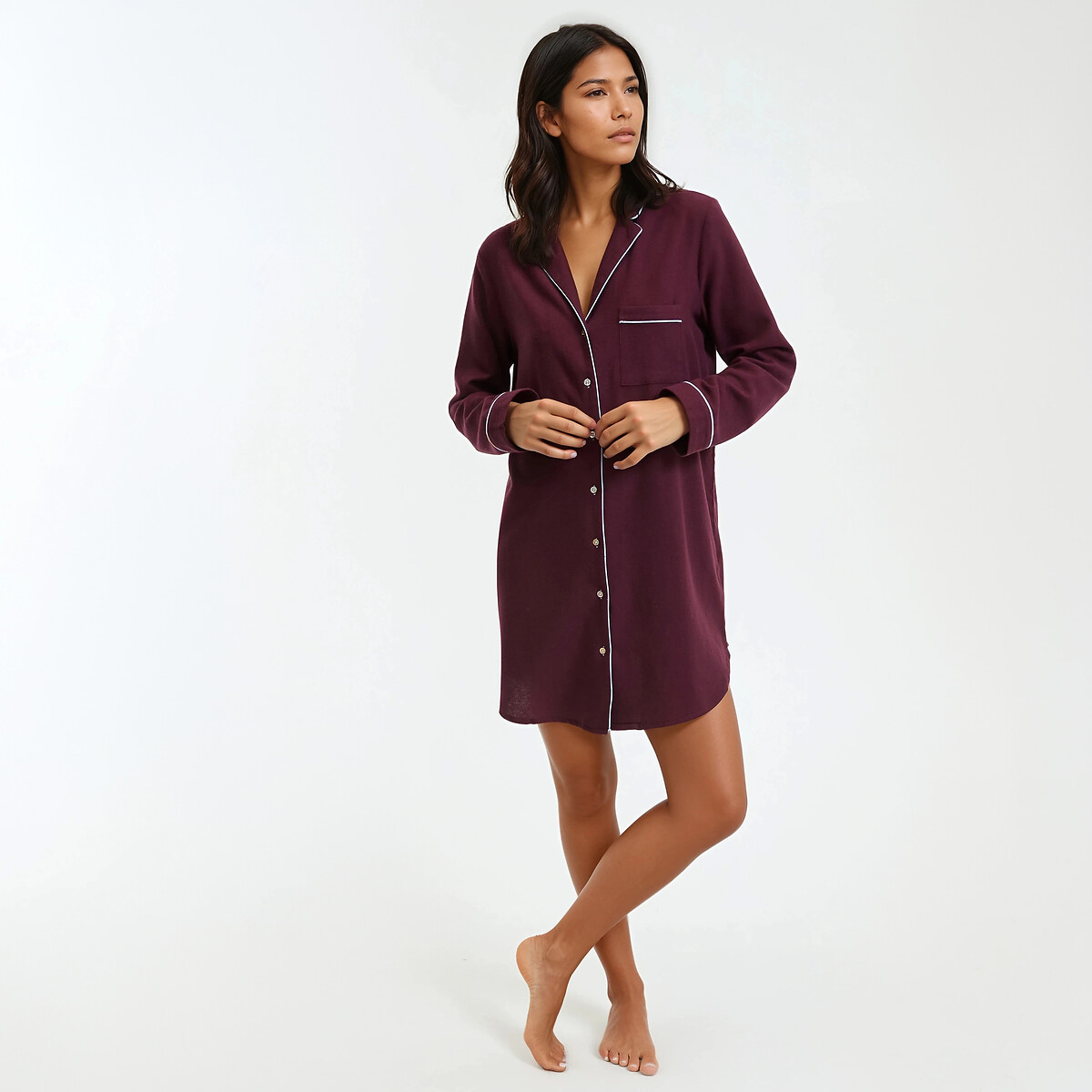 La Redoute Collections Λικέτα από φανέλα καθαρό βαμβάκι