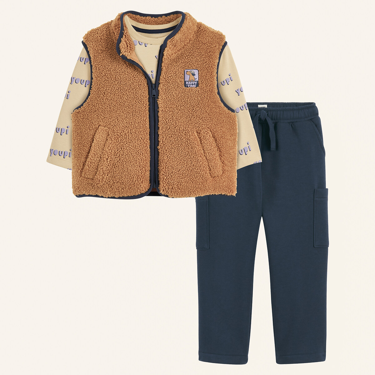 La Redoute Collections Σετ 3 τεμαχίων: γιλέκο