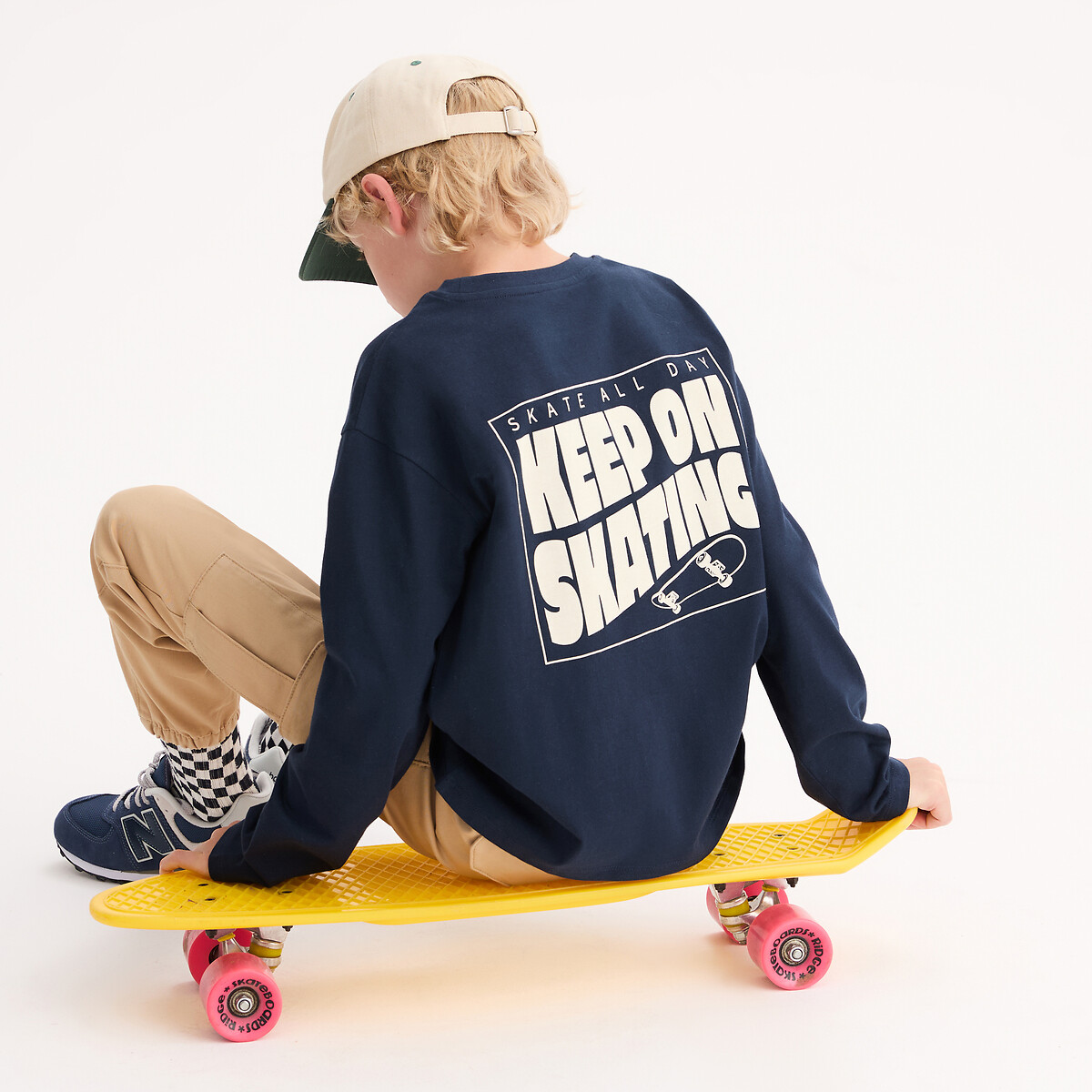 La Redoute Collections T-shirt με μακριά μανίκια