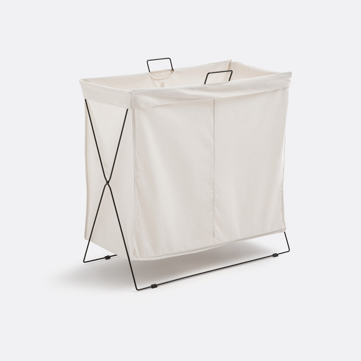 Καλάθι ρούχων με διαχωριστικό Μ30xΠ63xΥ63cm
