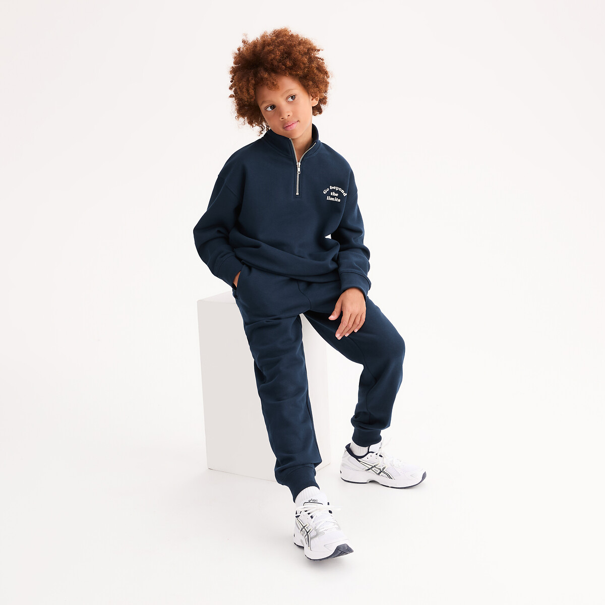 La Redoute Collections Σετ φούτερ και παντελόνι φόρμας από fleece