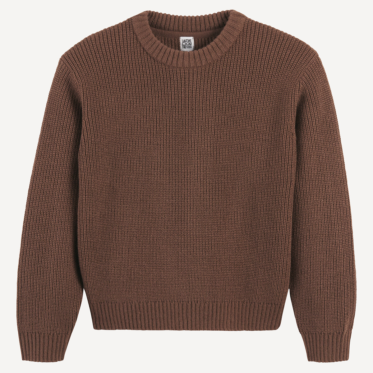 La Redoute Collections Πουλόβερ με στρογγυλή λαιμόκοψη από χοντρή πλέξη