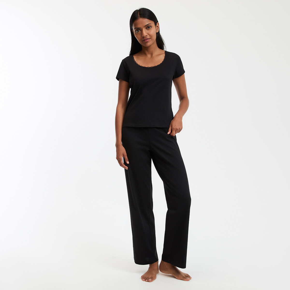 La Redoute Collections Πιτζάμα με κοντά μανίκια από βαμβακερό τζέρσεϊ