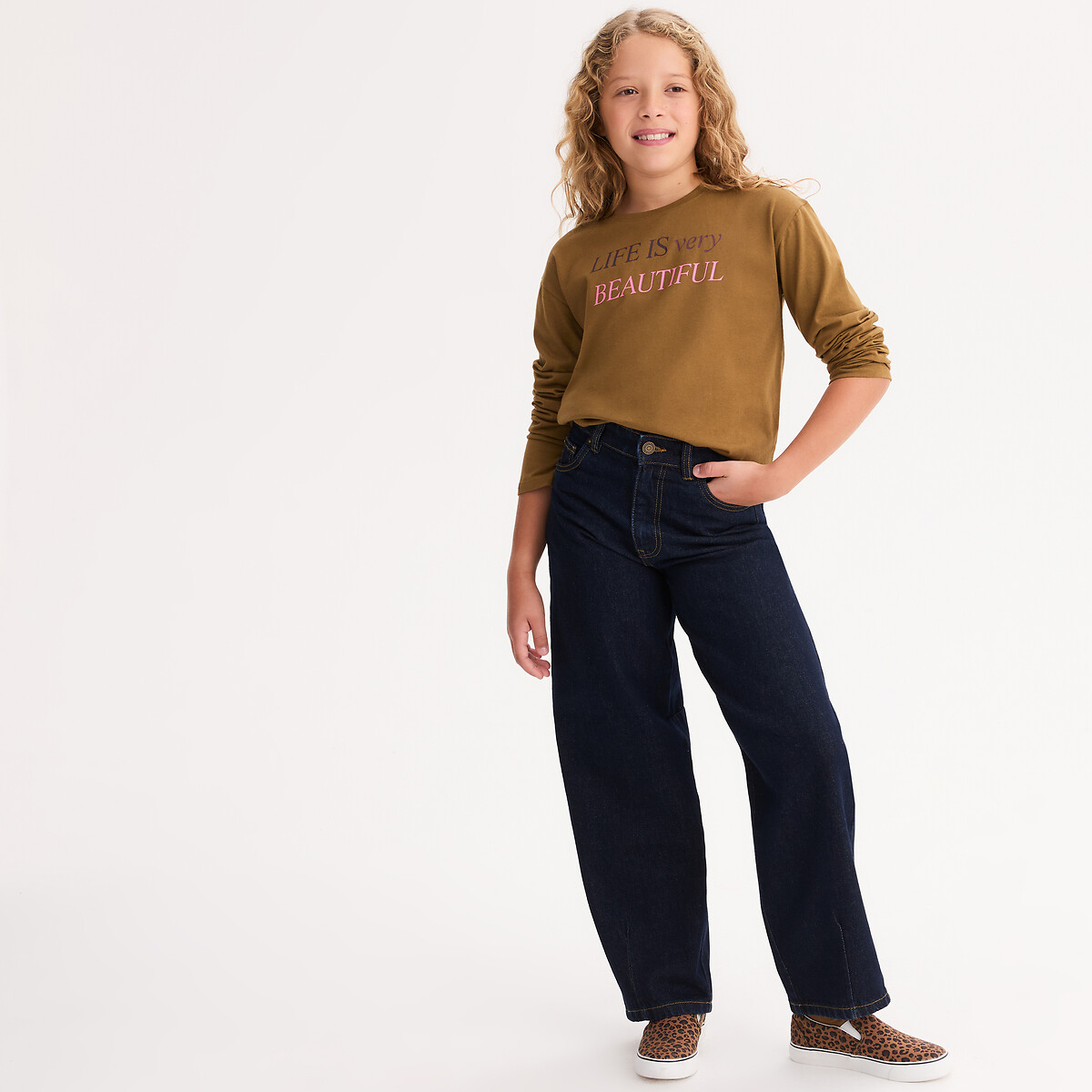 La Redoute Collections Φαρδύ τζιν