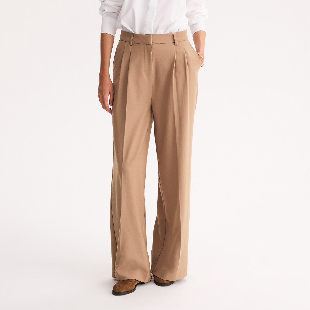 Anne Weyburn Φαρδύ παντελόνι με ψηλή μέση