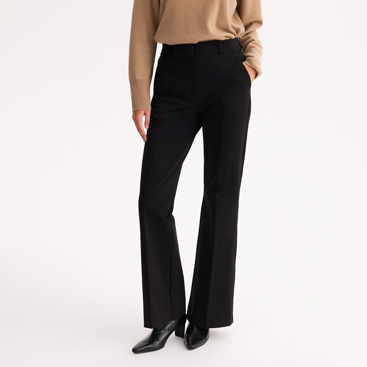ANNE WEYBURN Παντελόνι σε σιλουέτα bootcut από stretch βαμβάκι