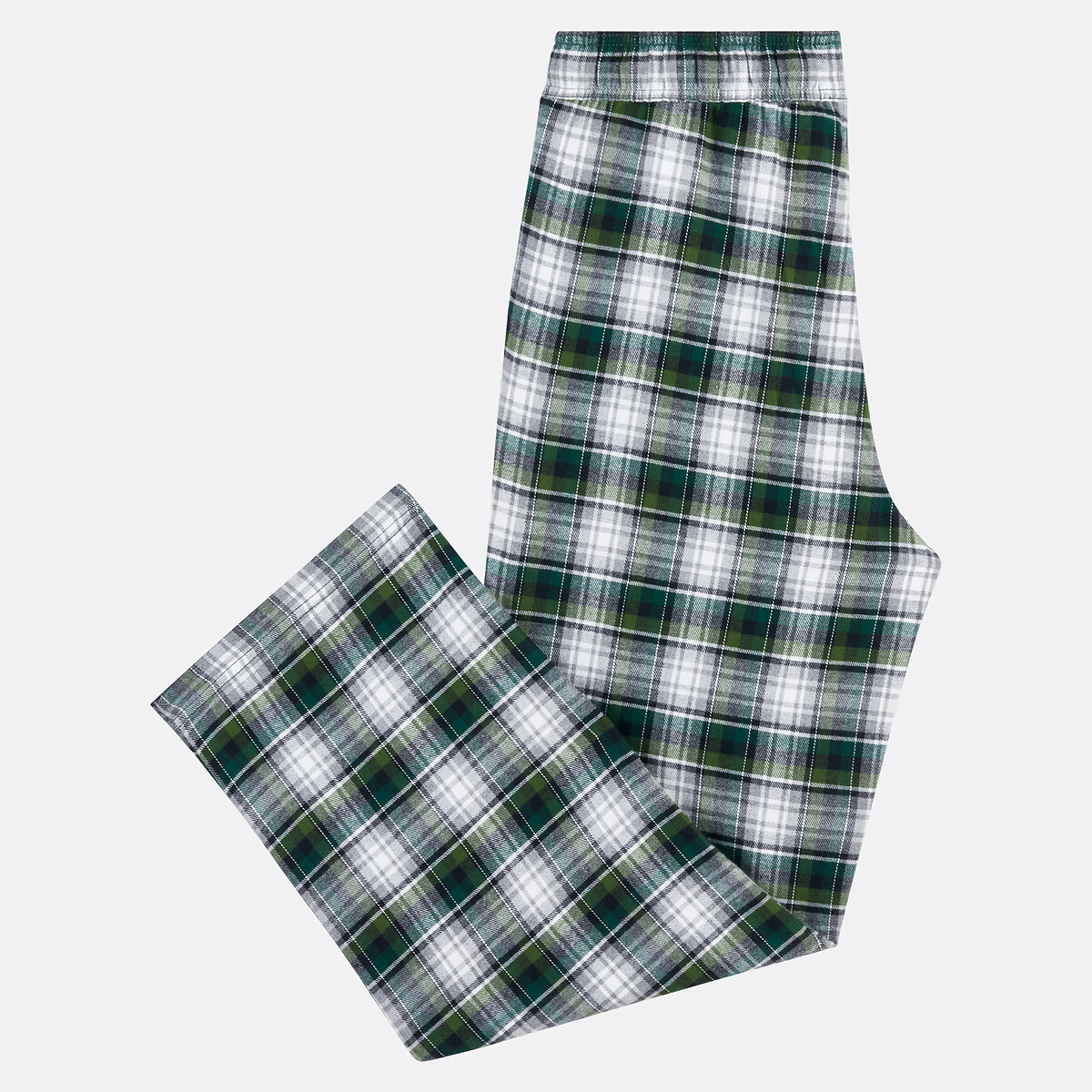 Παντελόνι πιτζάμας με καρό σχέδιο από βουρτσισμένο βαμβάκι