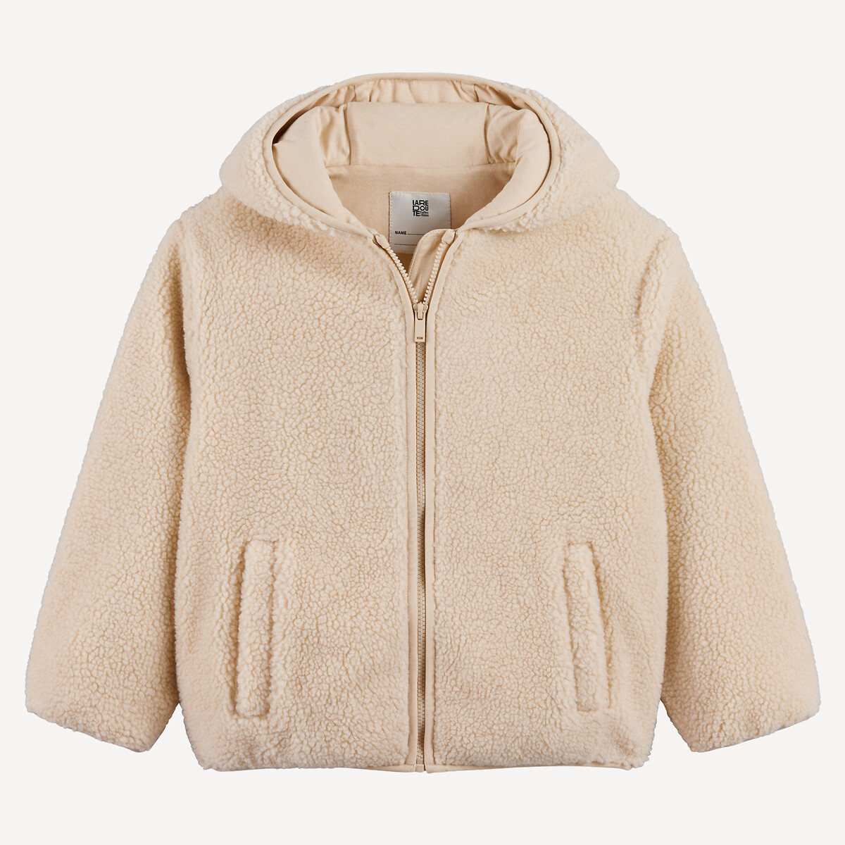 La Redoute Collections Ζακέτα Sherpa με κουκούλα