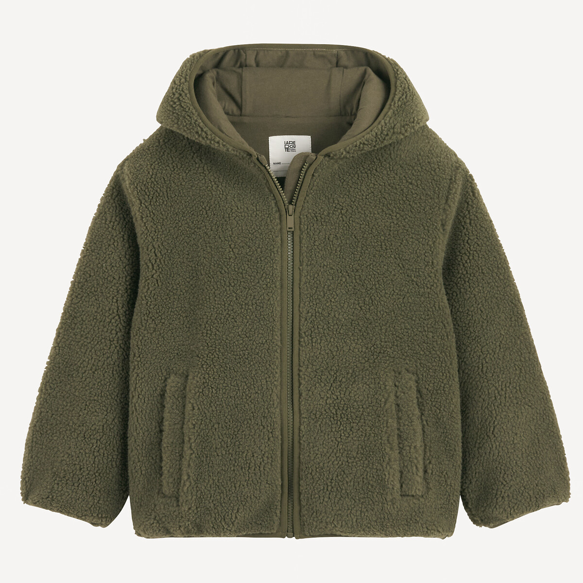 La Redoute Collections Ζακέτα Sherpa με κουκούλα