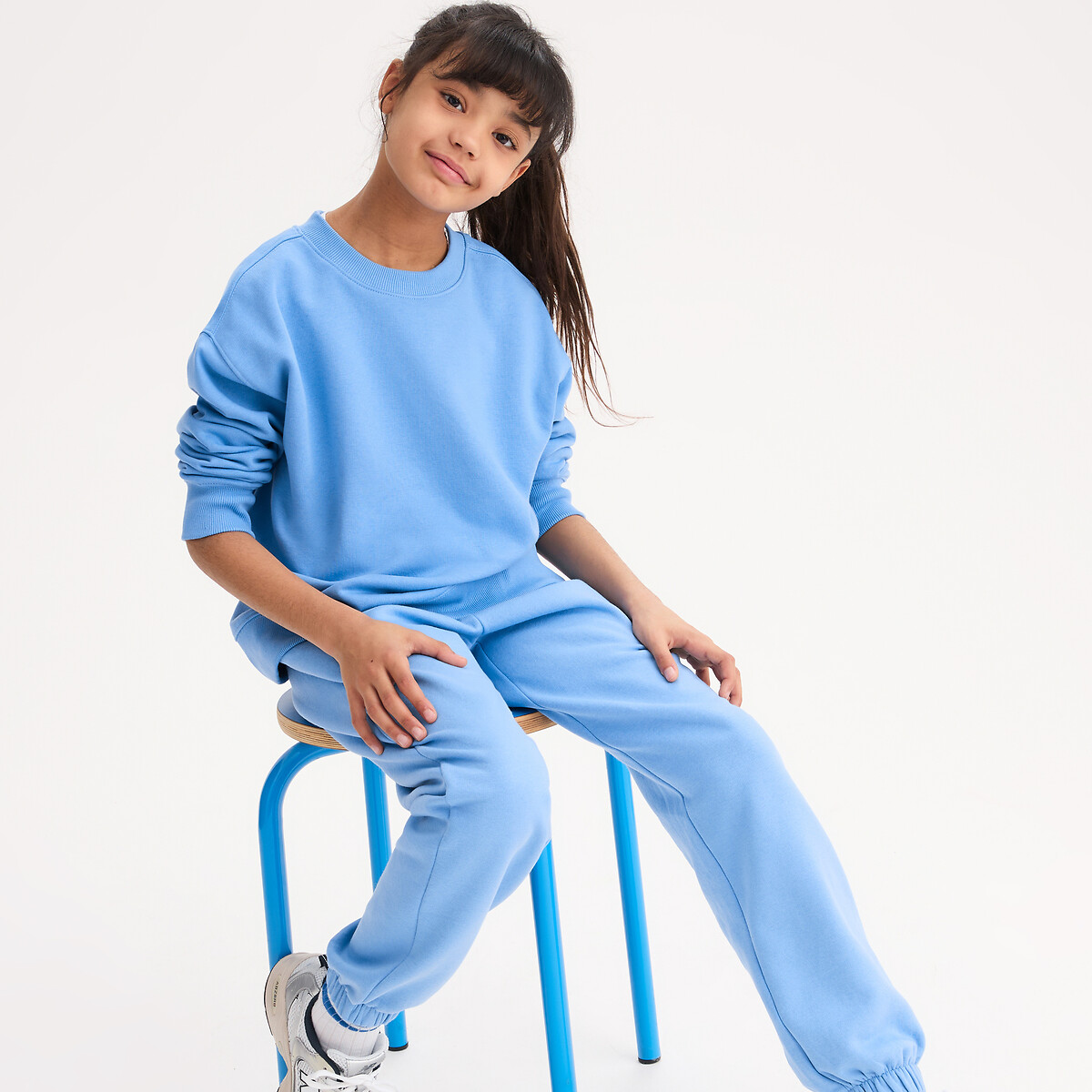 Φούτερ με στρογγυλό λαιμό από jersey