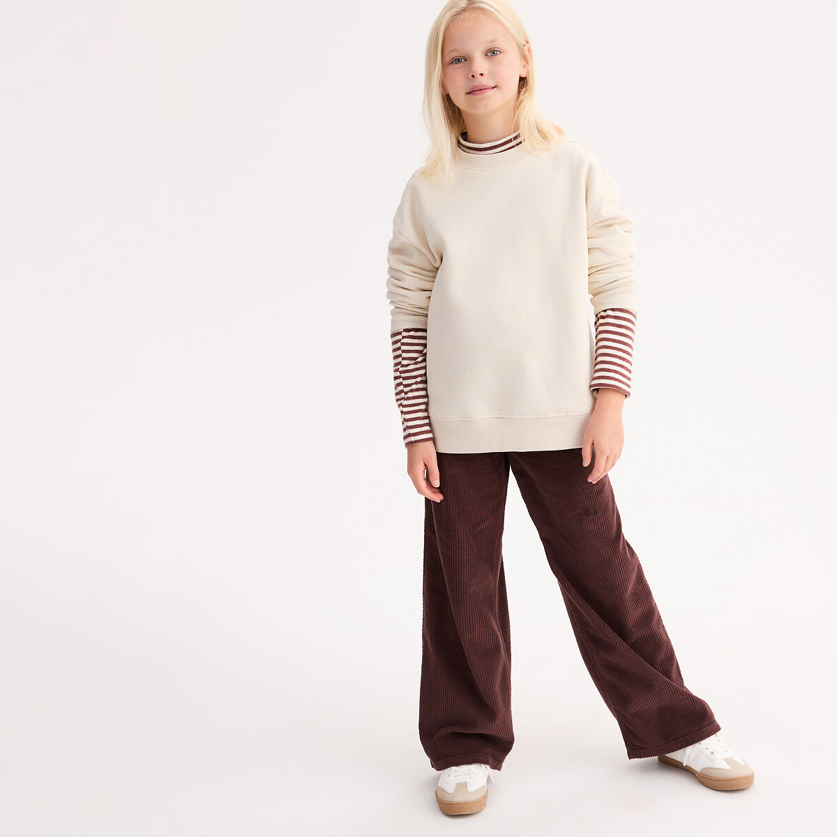 Φούτερ με στρογγυλό λαιμό από jersey