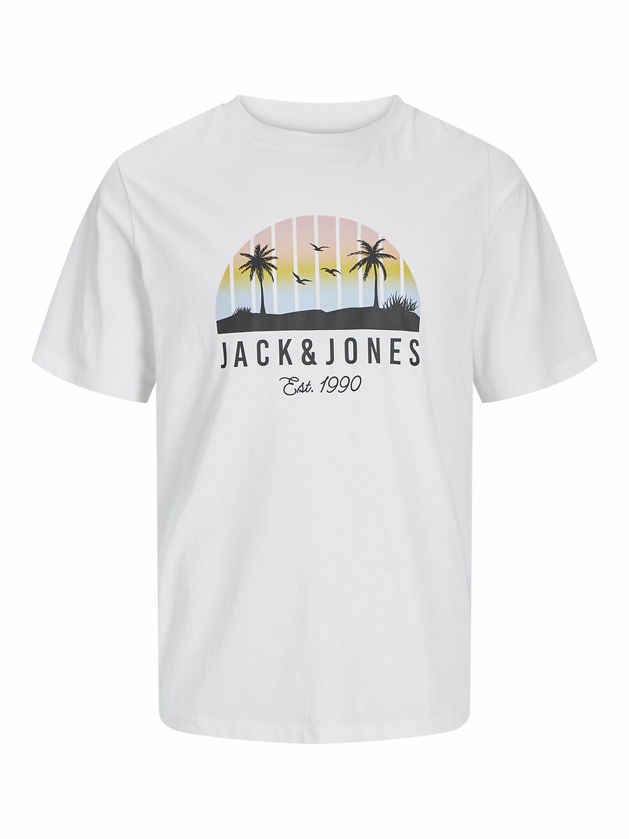 Κοντομάνικο T-shirt με στάμπα μπροστά