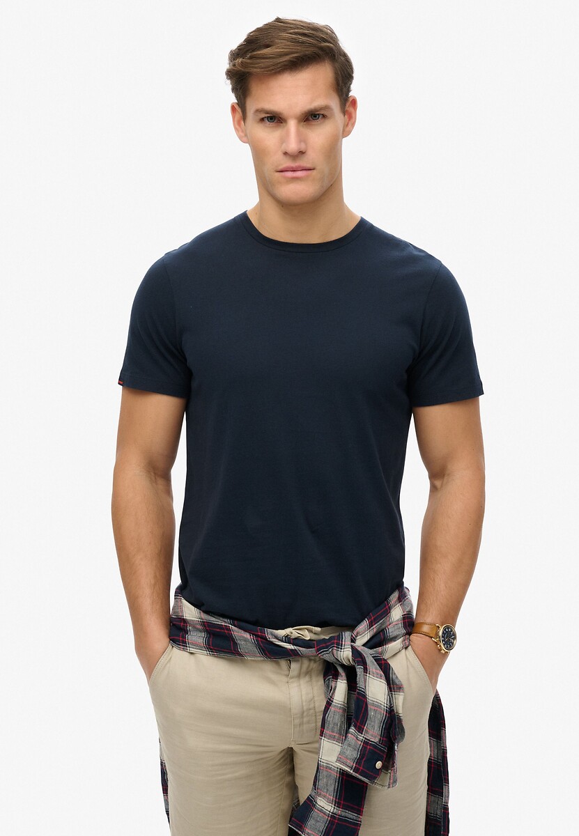 Κοντομάνικο T-shirt με στρογγυλή λαιμόκοψη