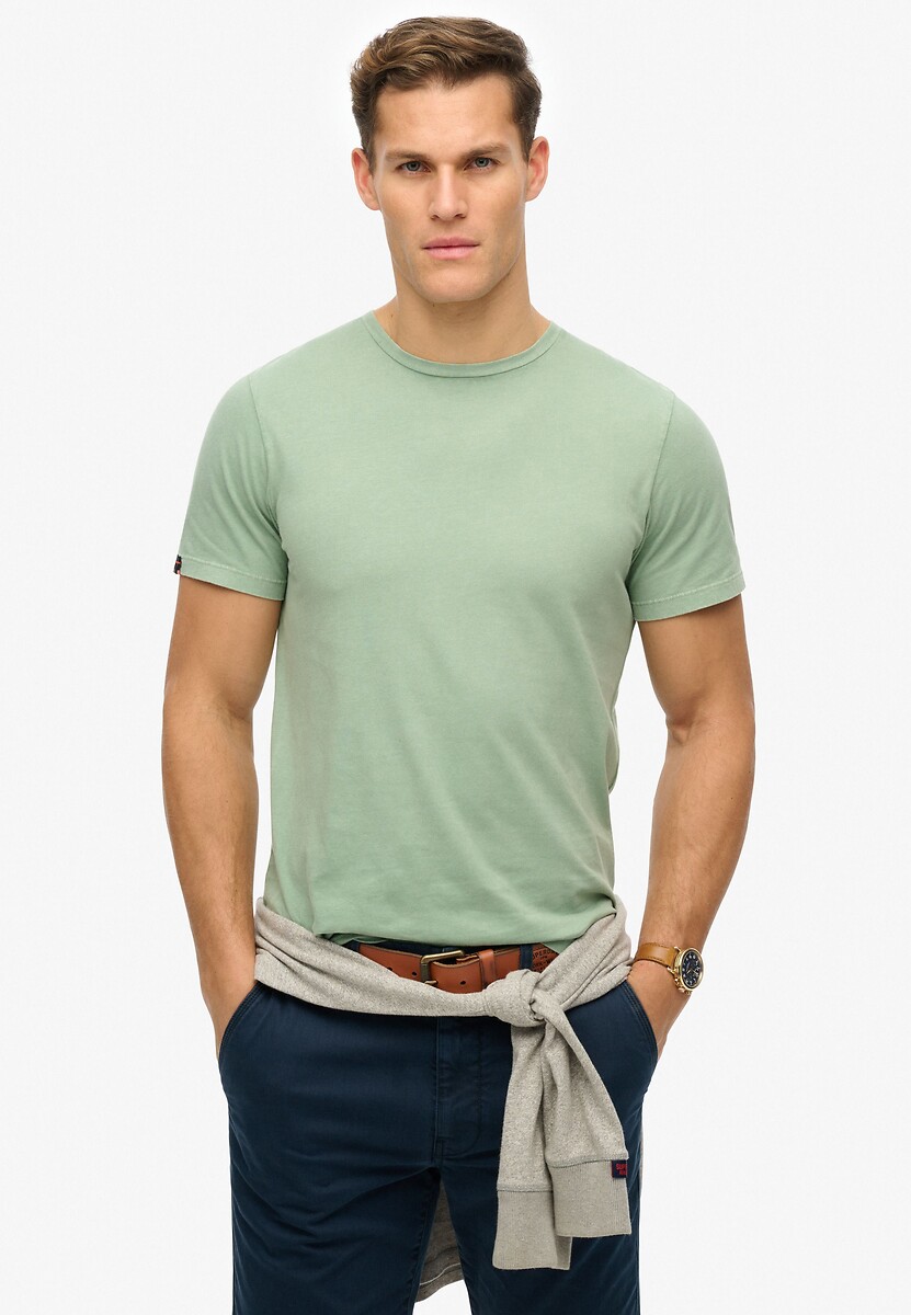 Κοντομάνικο T-shirt με στρογγυλή λαιμόκοψη