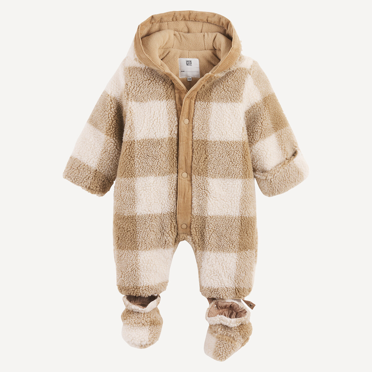 La Redoute Collections Ολόσωμη φόρμα με κουκούλα από σερπά