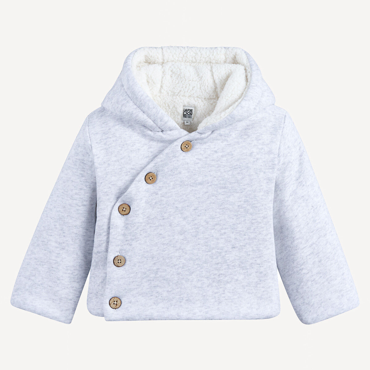 La Redoute Collections Ζακέτα fleece με σταθερή κουκούλα