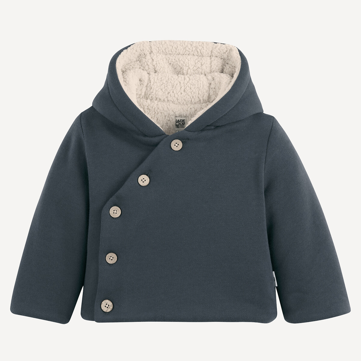 La Redoute Collections Ζακέτα fleece με σταθερή κουκούλα