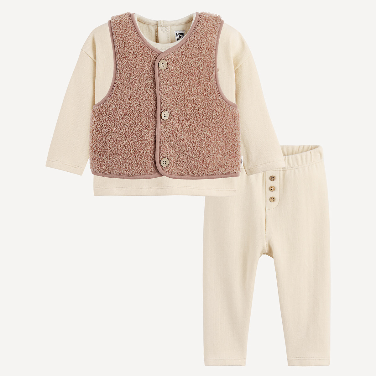 La Redoute Collections Σετ 3 τεμαχίων: ζακέτα