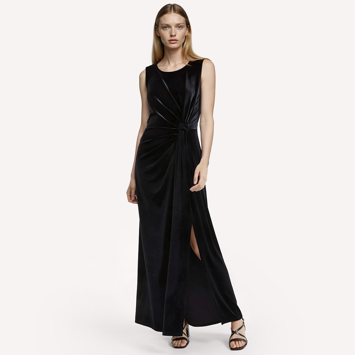 Anne Weyburn Στενό μακρύ φόρεμα από βελούδο