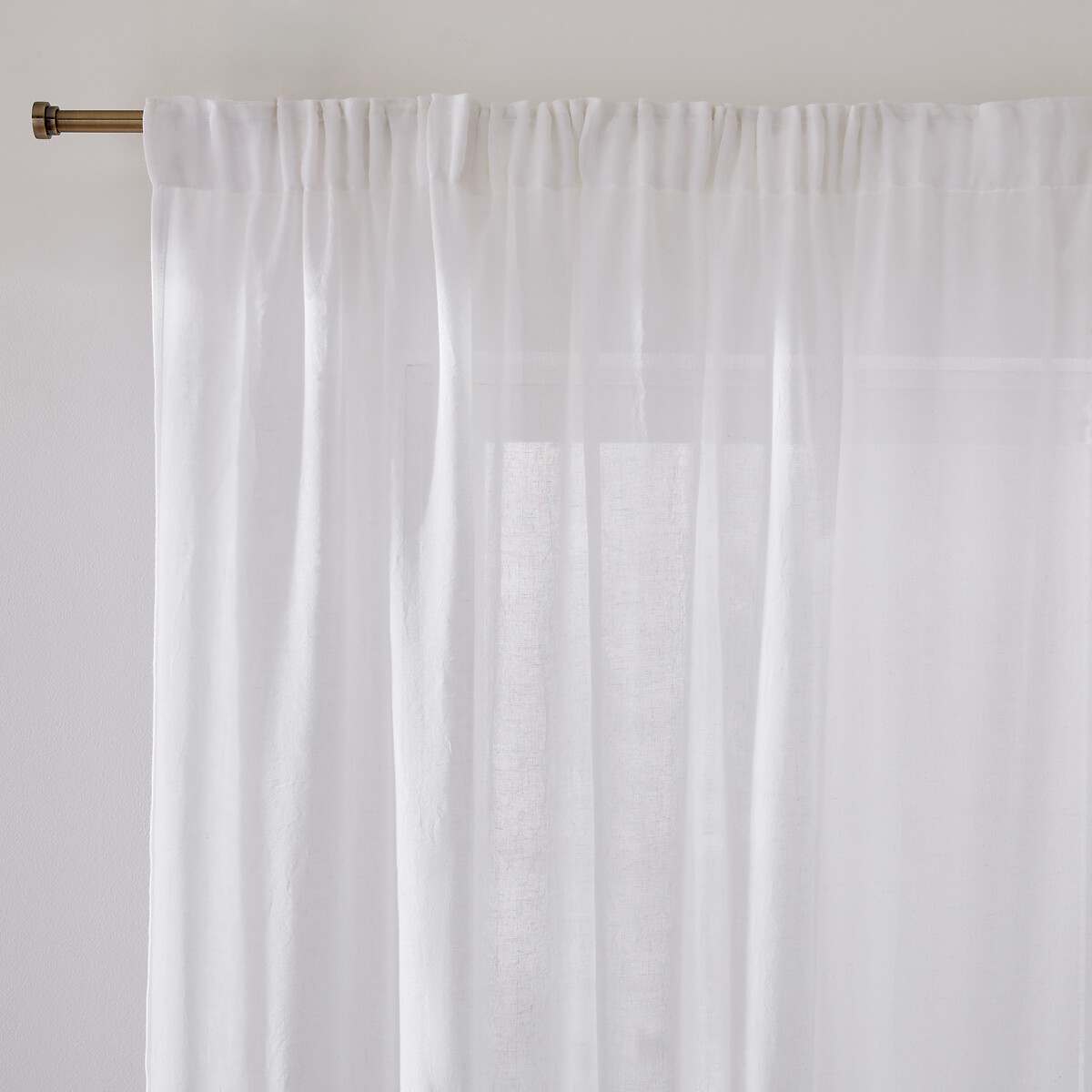 Κουρτίνα από πολυεστέρα και λινό 350x135 cm