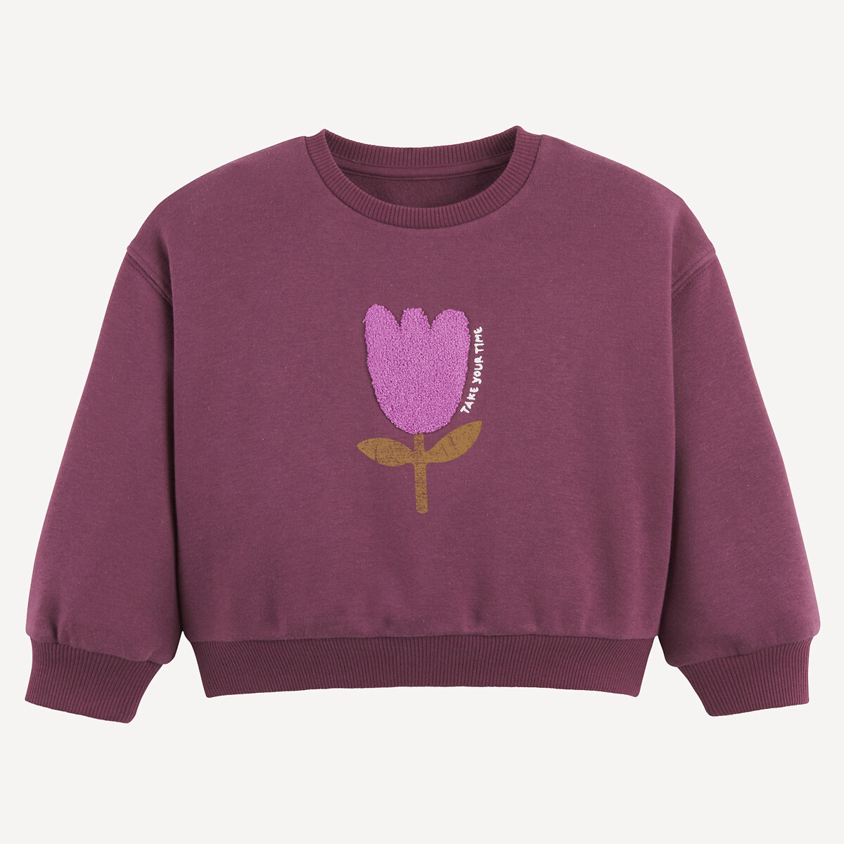 Φούτερ με στρογγυλή λαιμόκοψη