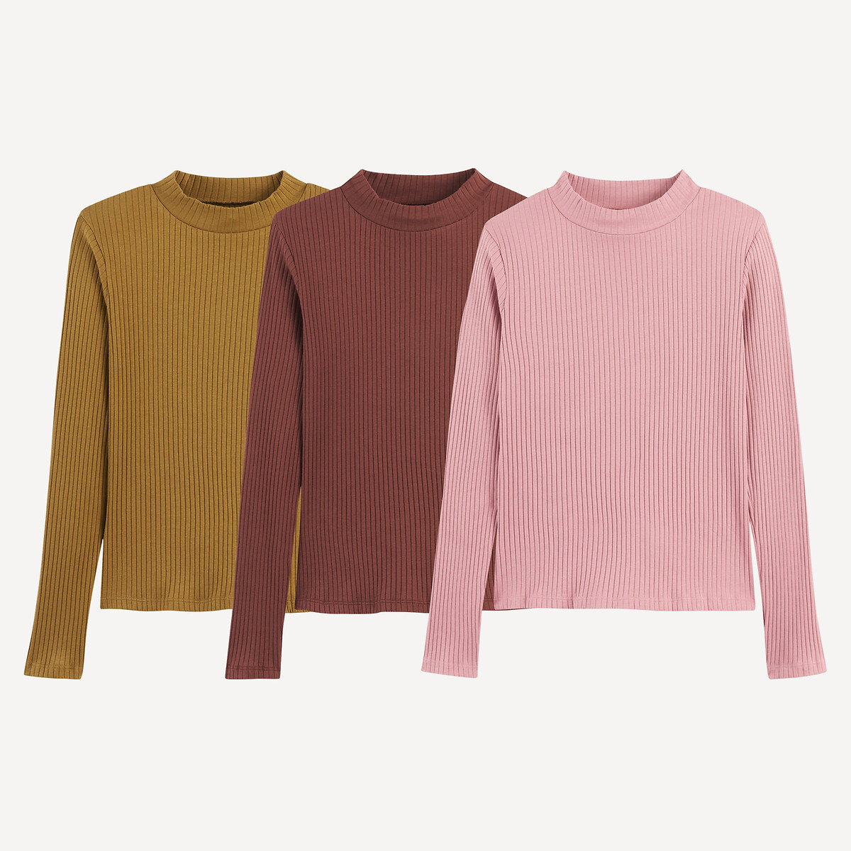 La Redoute Collections Σετ 3 ζιβάγκο μπλούζες