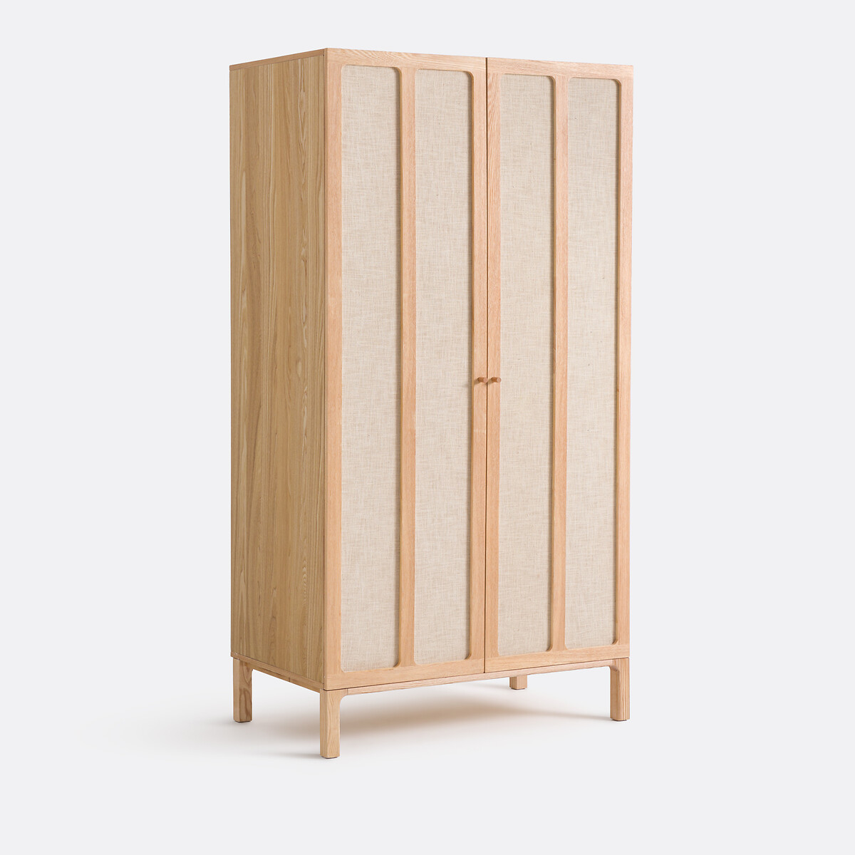 La Redoute Interieurs Ντουλάπα με 2 φύλλα και λινή επένδυση Μ57xΠ95xΥ180cm
