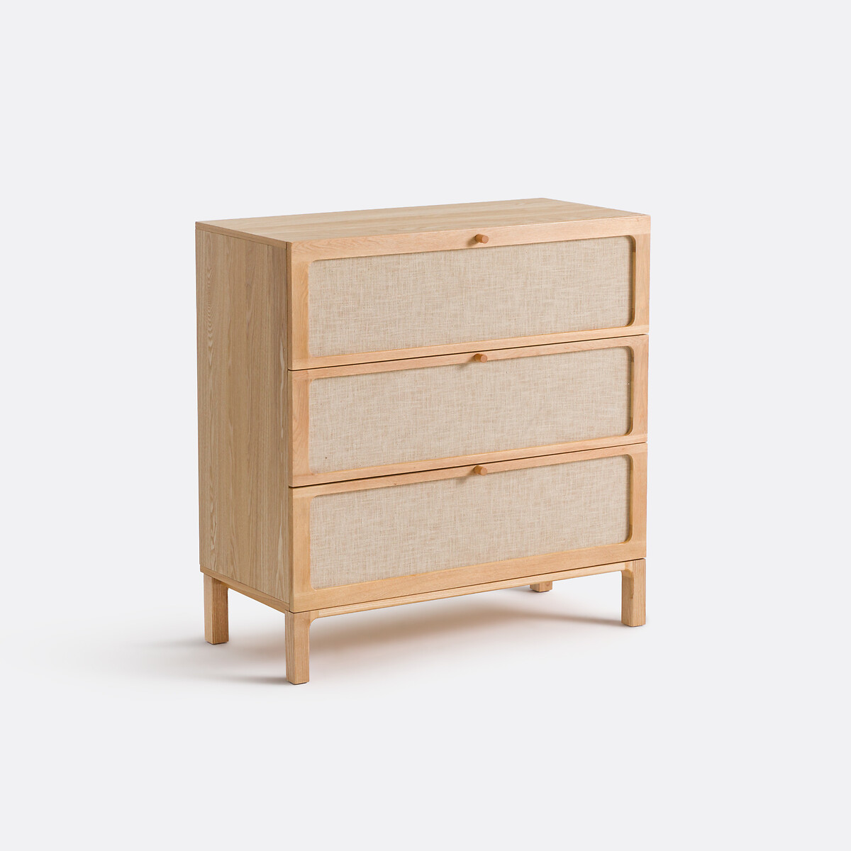 La Redoute Interieurs Συρταριέρα με 3 συρτάρια με λινή επένδυση Μ42xΠ90xΥ92cm